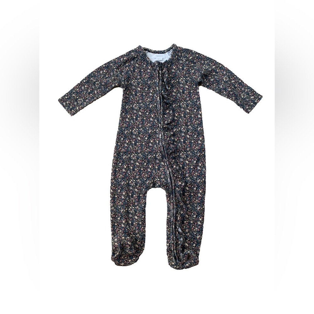 Jamie Kay Size 1 Year Organic Melanie One Piece in Winter Beauty Floral